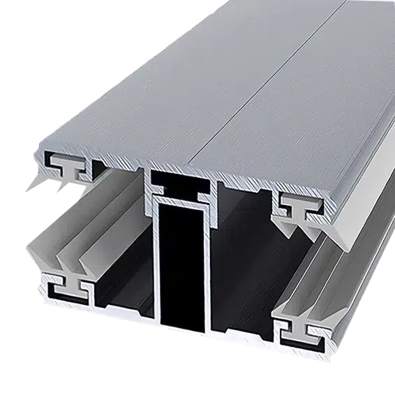 Mittelsprosse aus Aluminium, 60 mm, für 16 mm Stegplatten, bietet robuste Verbindung und dauerhafte Stabilität