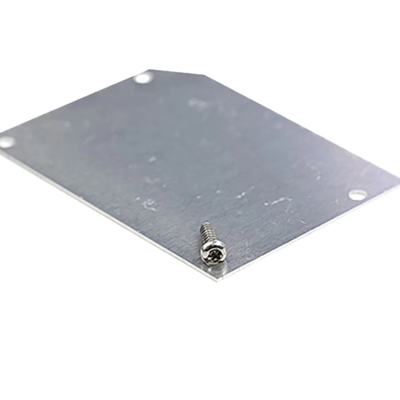 Rinnenboden aus Aluminium in Pressblank, passend für Kastenrinnen, für einen sicheren Abschluss